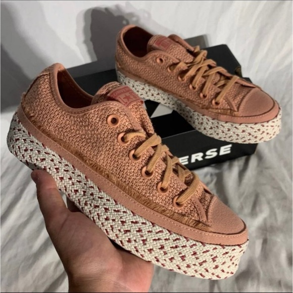 Converse CTAS Espadrille Ox Platform Sneakers Womans 6.5 New With Box - Picture 3 of 7